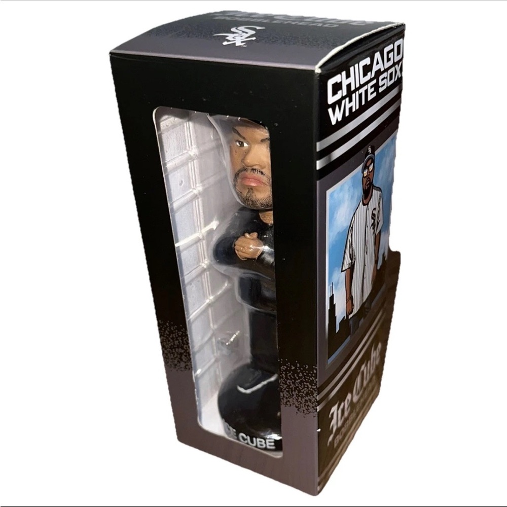 Ice Cube Bobblehead Chicago White Sox 08/28/25 SGA Giveaway New In Box MLB
